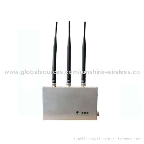 3-band Indoor High-performance 4G LTE Mobile Signal Jammer Breaker, 5W Power Consumption